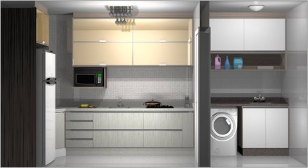 Cozinha e Lavanderia