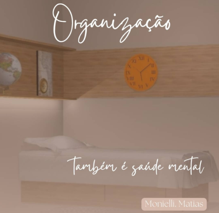 Cama de solteiro e Painel.